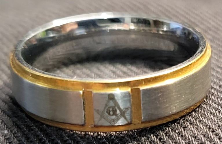 (image for) Masonic Wedding Ring
